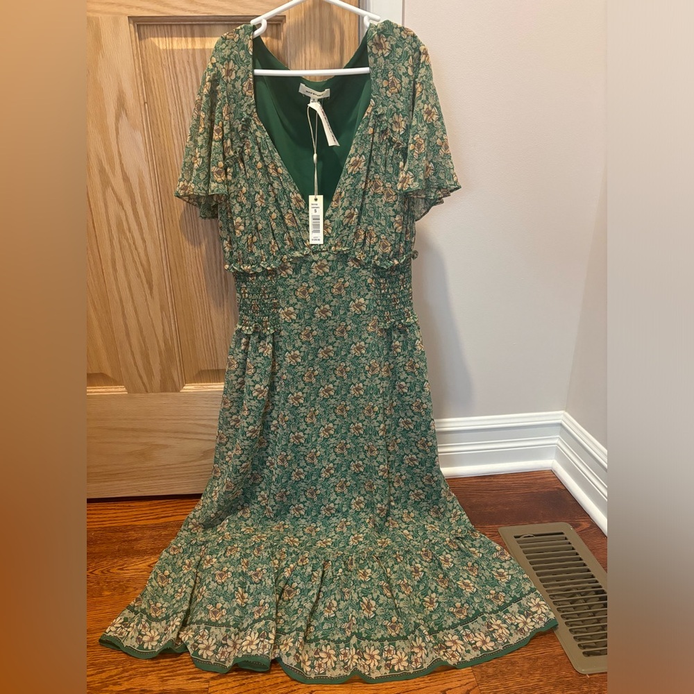 Max Studio Green Floral Dress (purchased from Tj Max)